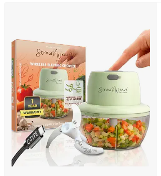 Usb Rechargeable Mini Garlic Chopper Crusher (300 Ml)
